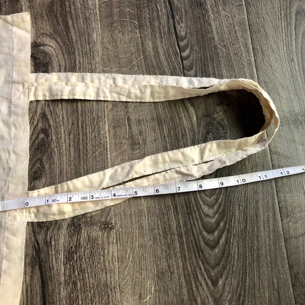 Vintage Lucky Brand LuckyYou Screen Printed Reusable Small Cloth Tote Bag.